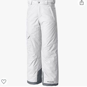 Columbia Kids White Ski Pants-Size Xxs